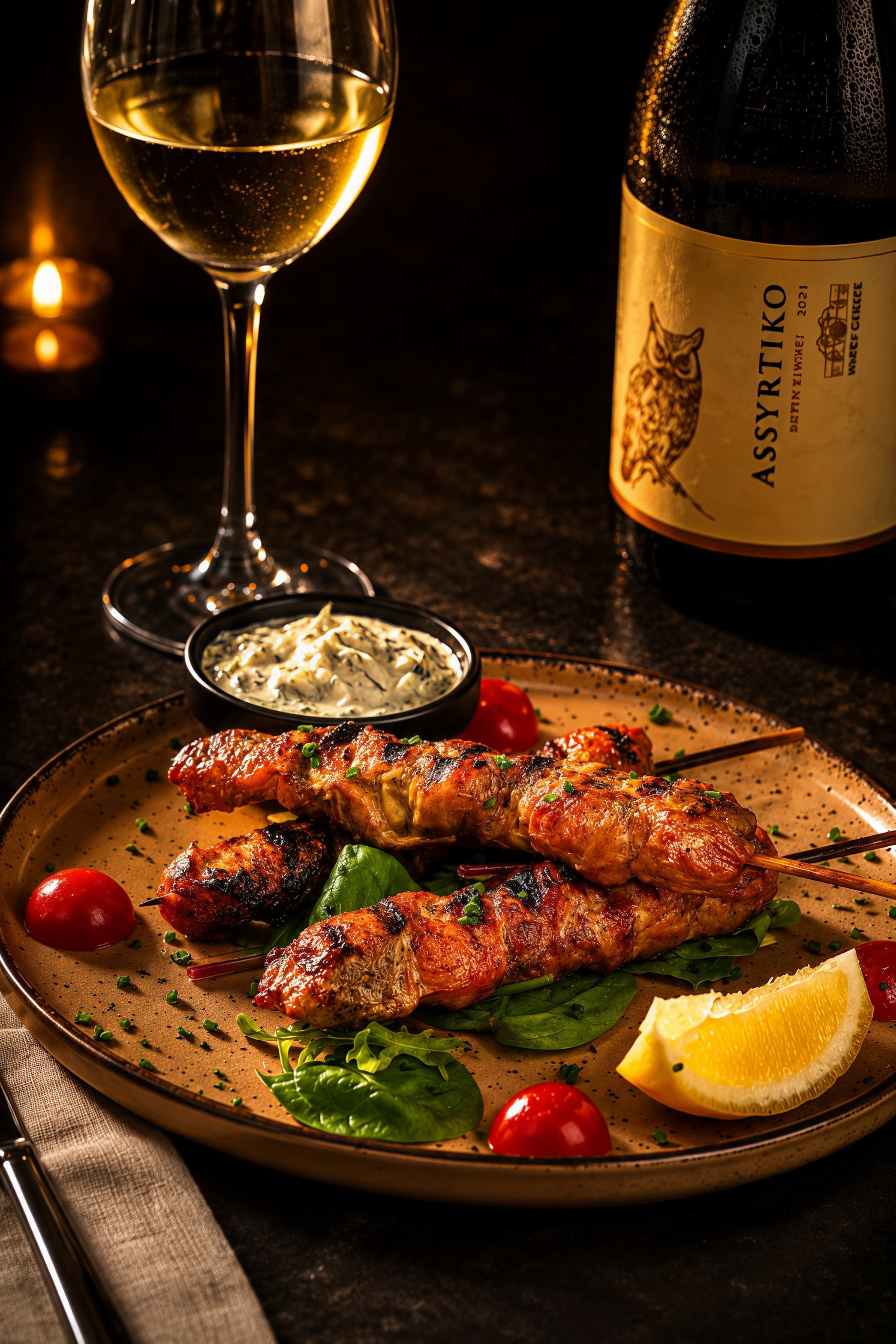 Kreta souvlaki skewers